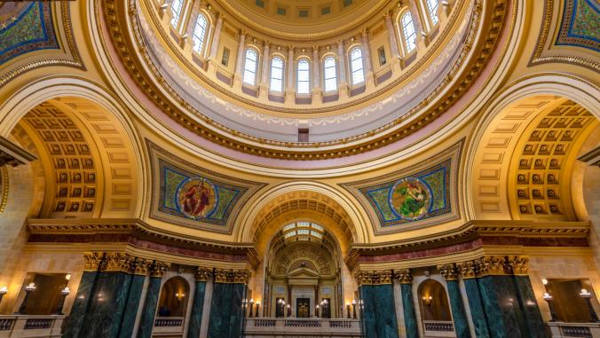 Inside the Wisconsin State Capitol in Madison in 2019.