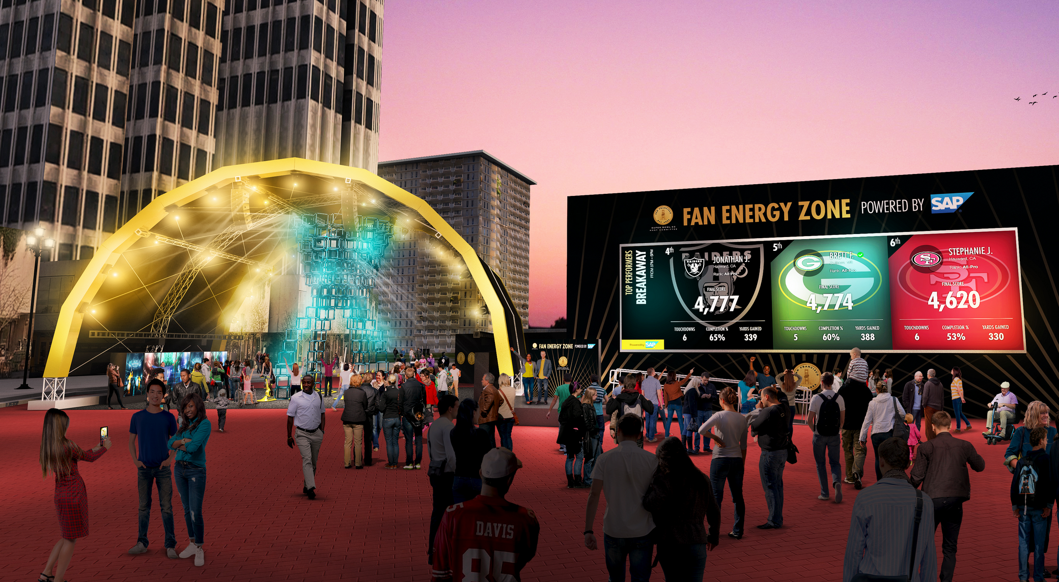 Super Bowl 50 Host Committee Explores Levi's Stadium and SF Bay